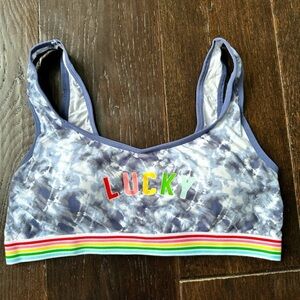 Lucky Brand Tie Dye Pride Rainbow Sports Bra Size. XL